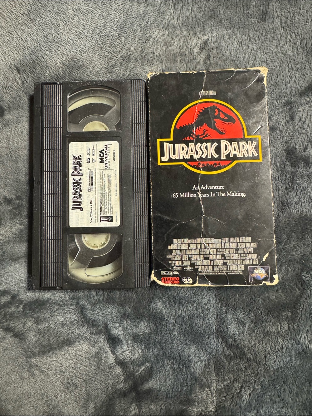 Jurassic Park VHS Movie Tape - Black with Red Logo